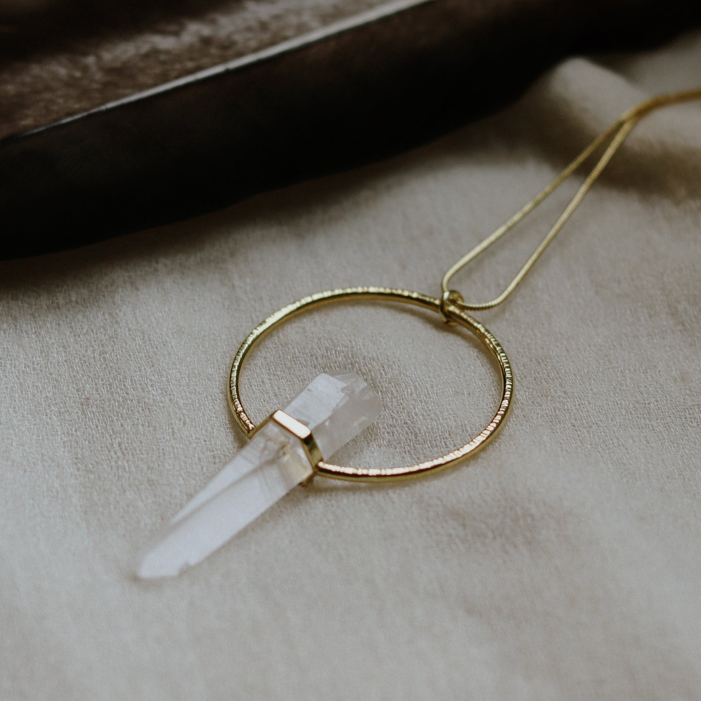 Citlali Necklace with Raw Laserquartz