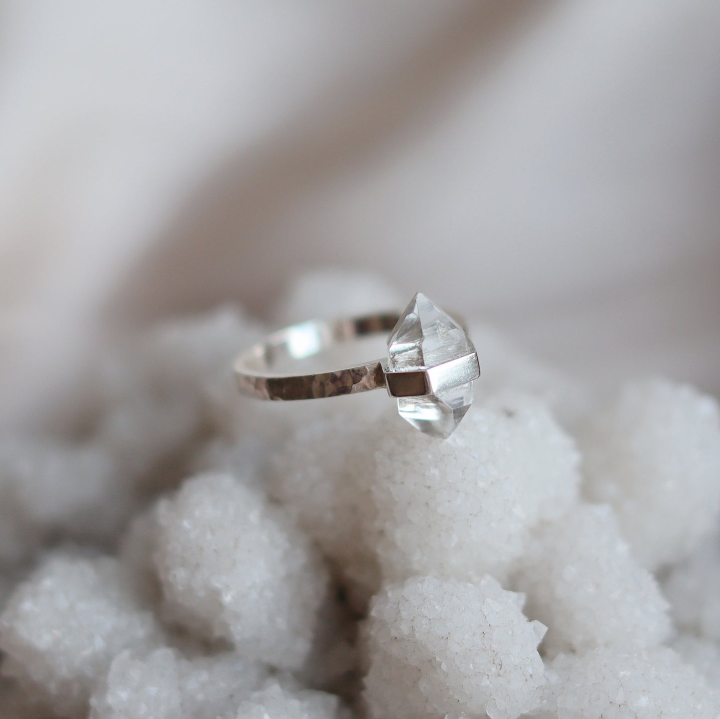 Citlali Ring with Herkimer Diamond