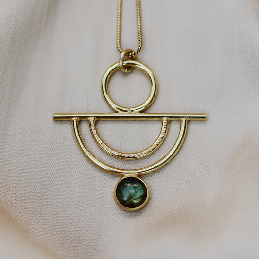 Zora Necklace with Labradorite